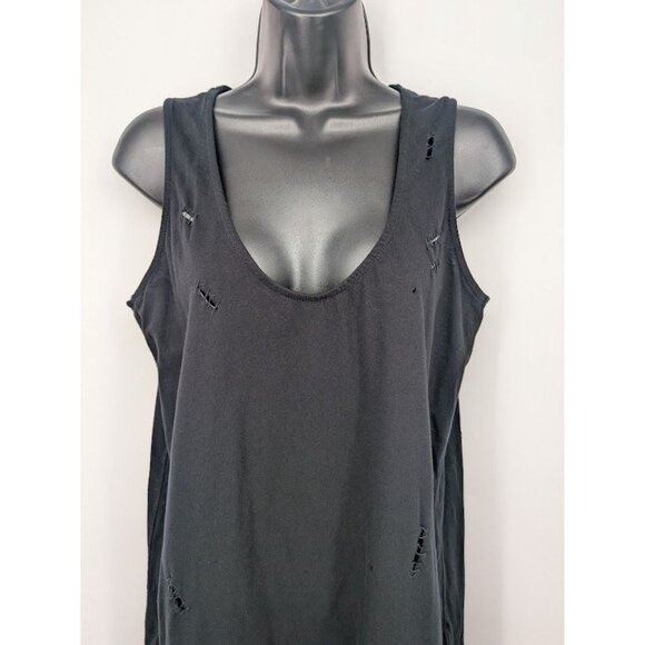 Religion We Live In Black Tunic Tank Top Women Size XS Distressed Gothic Grunge - Picture 4 of 12